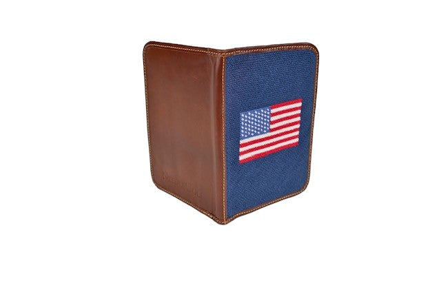 American Flag Navy Scorecard Holder