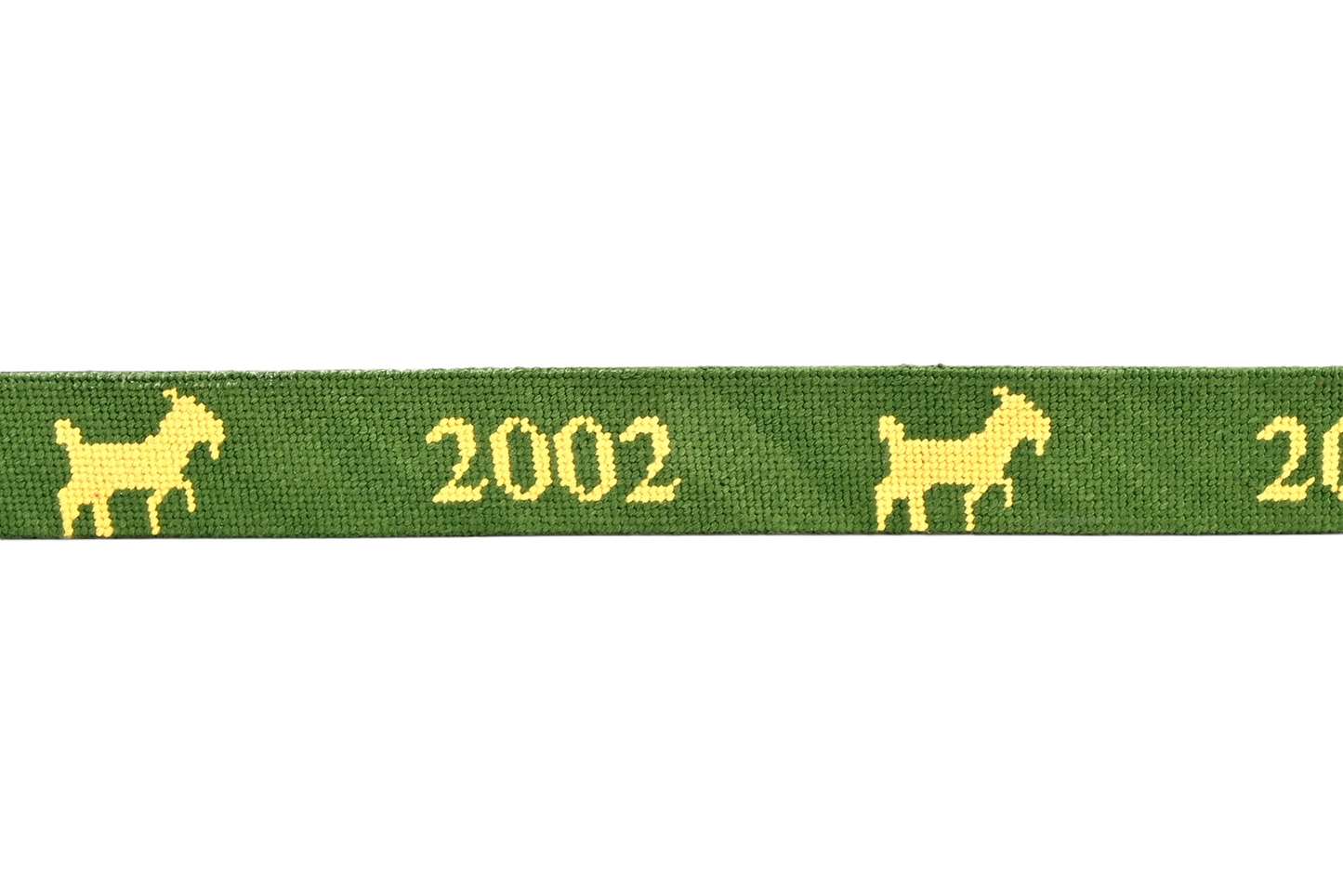 Augusta GOAT Needlepoint Belt