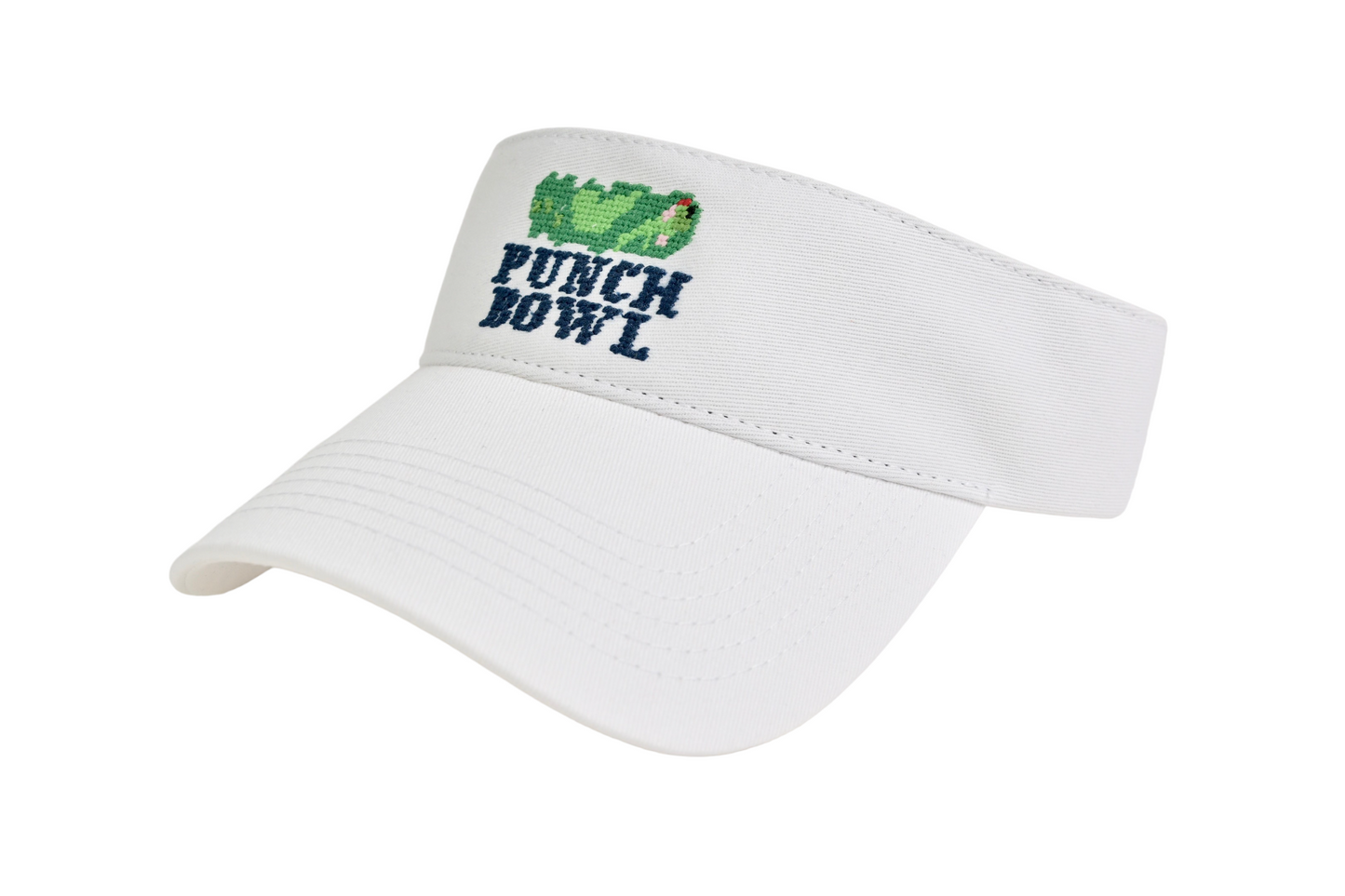 Template Hole Needlepoint Visor