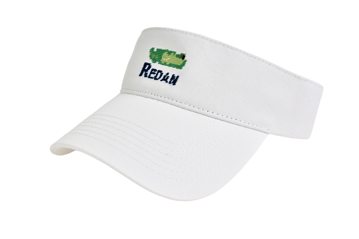 Template Hole Needlepoint Visor