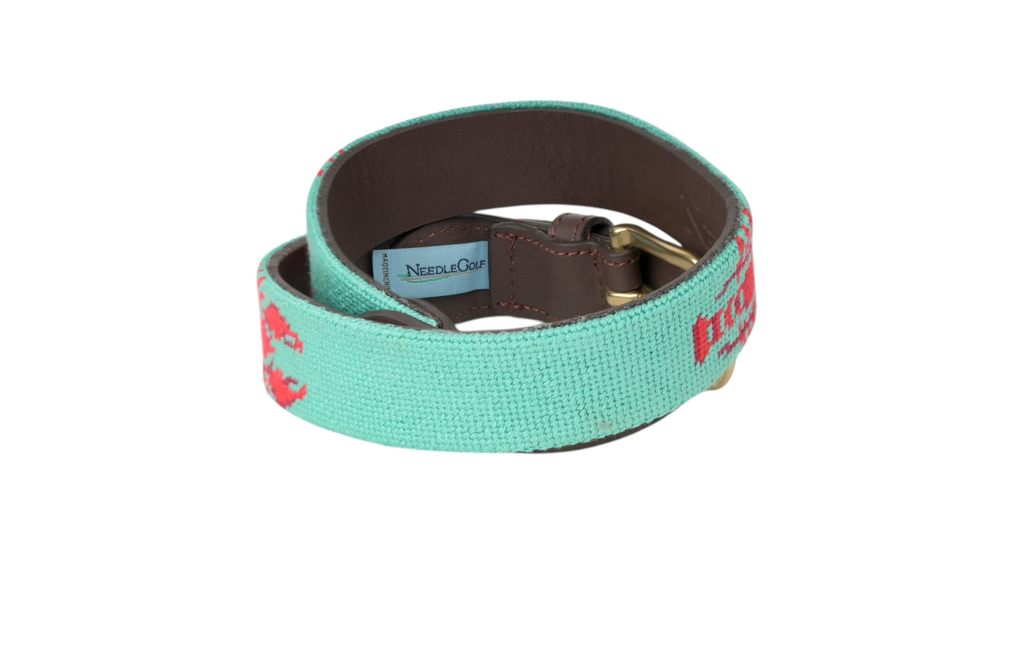 Lobster Children's Needlepoint Belt