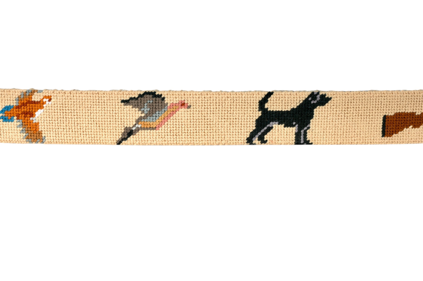 The Hunt Children's Needlepoint Belt