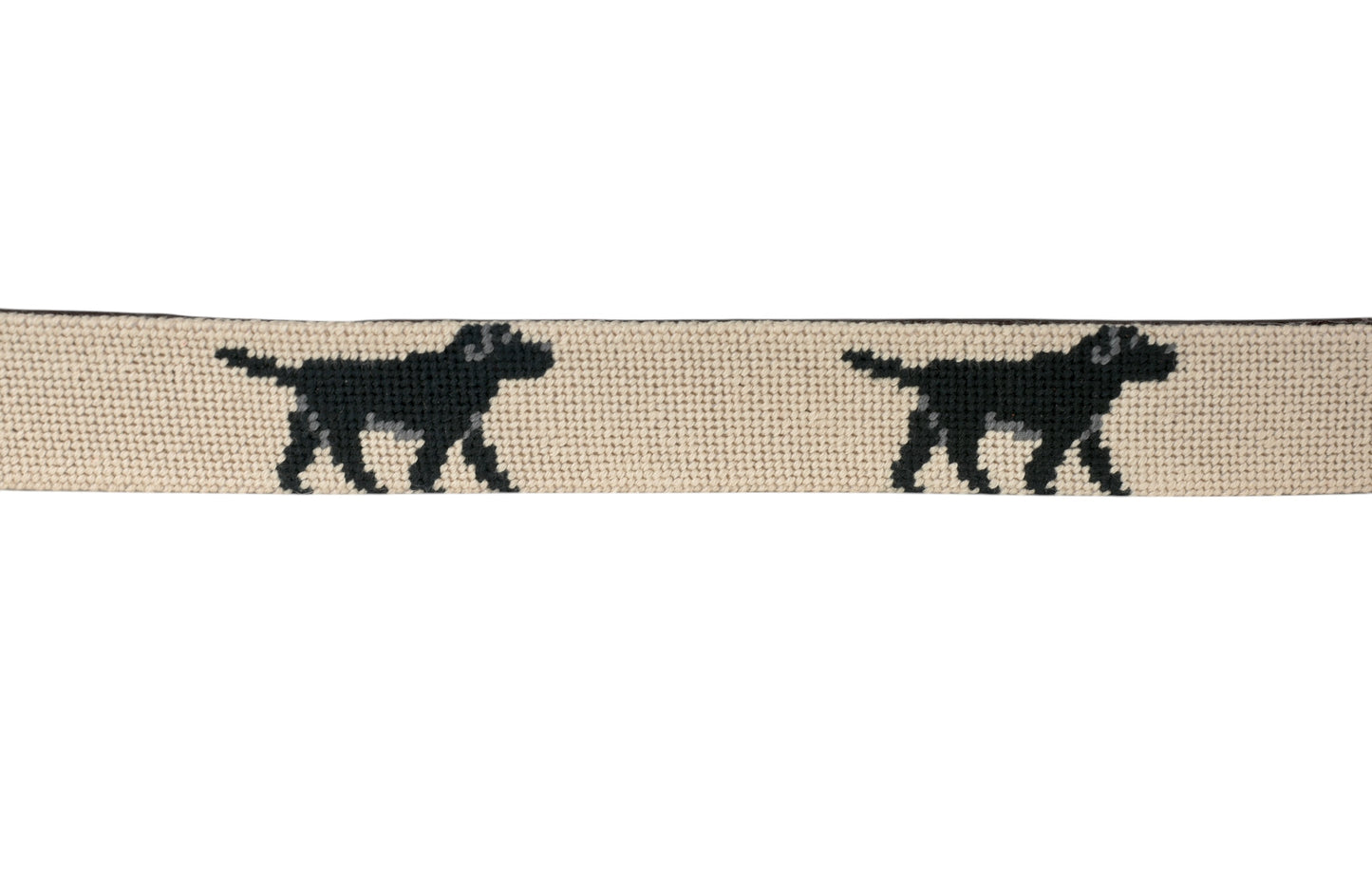 Labrador Children's Needlepoint Belt