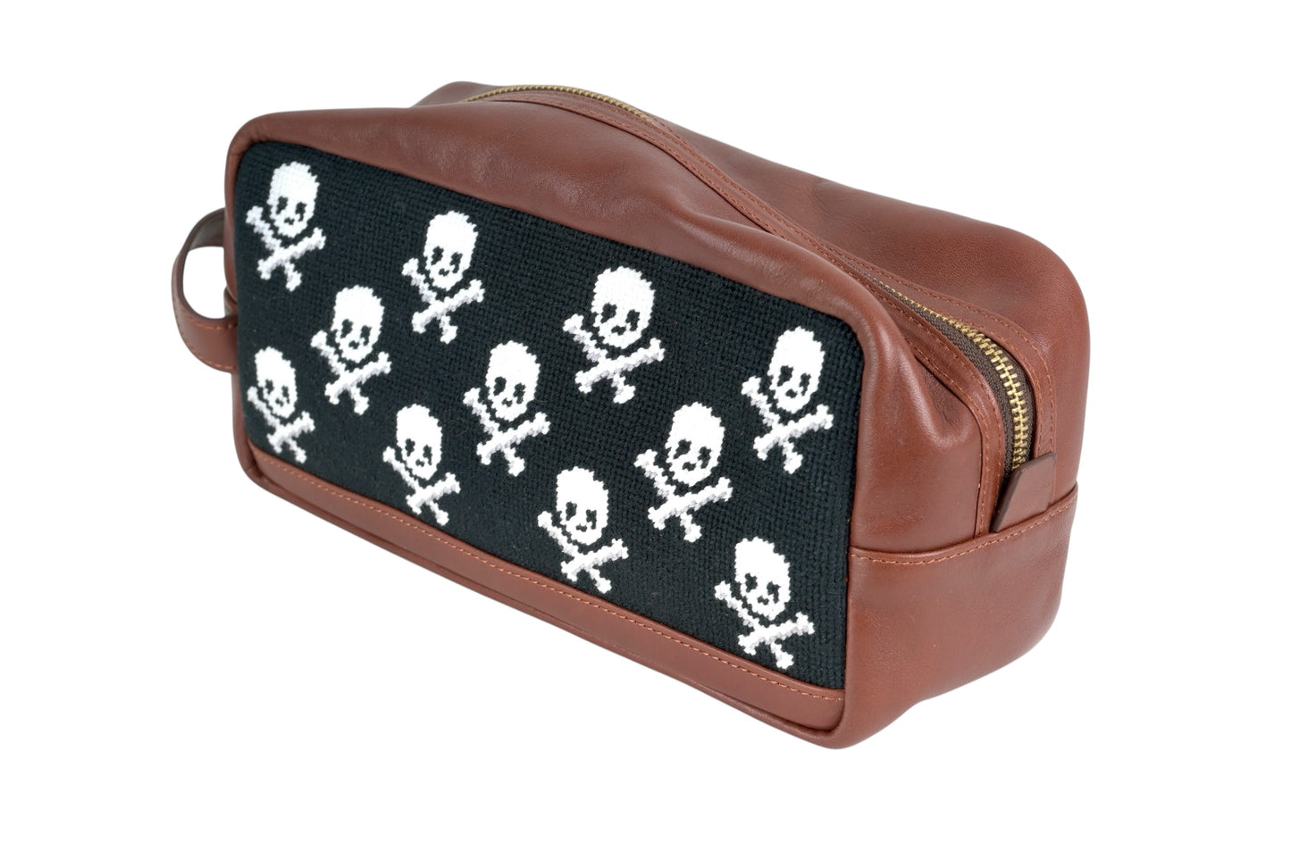 Jolly Roger Needlepoint Toiletry Bag
