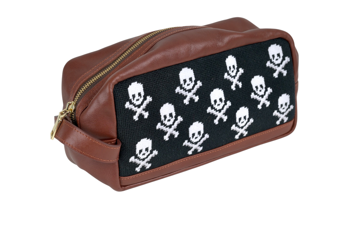 Jolly Roger Needlepoint Toiletry Bag