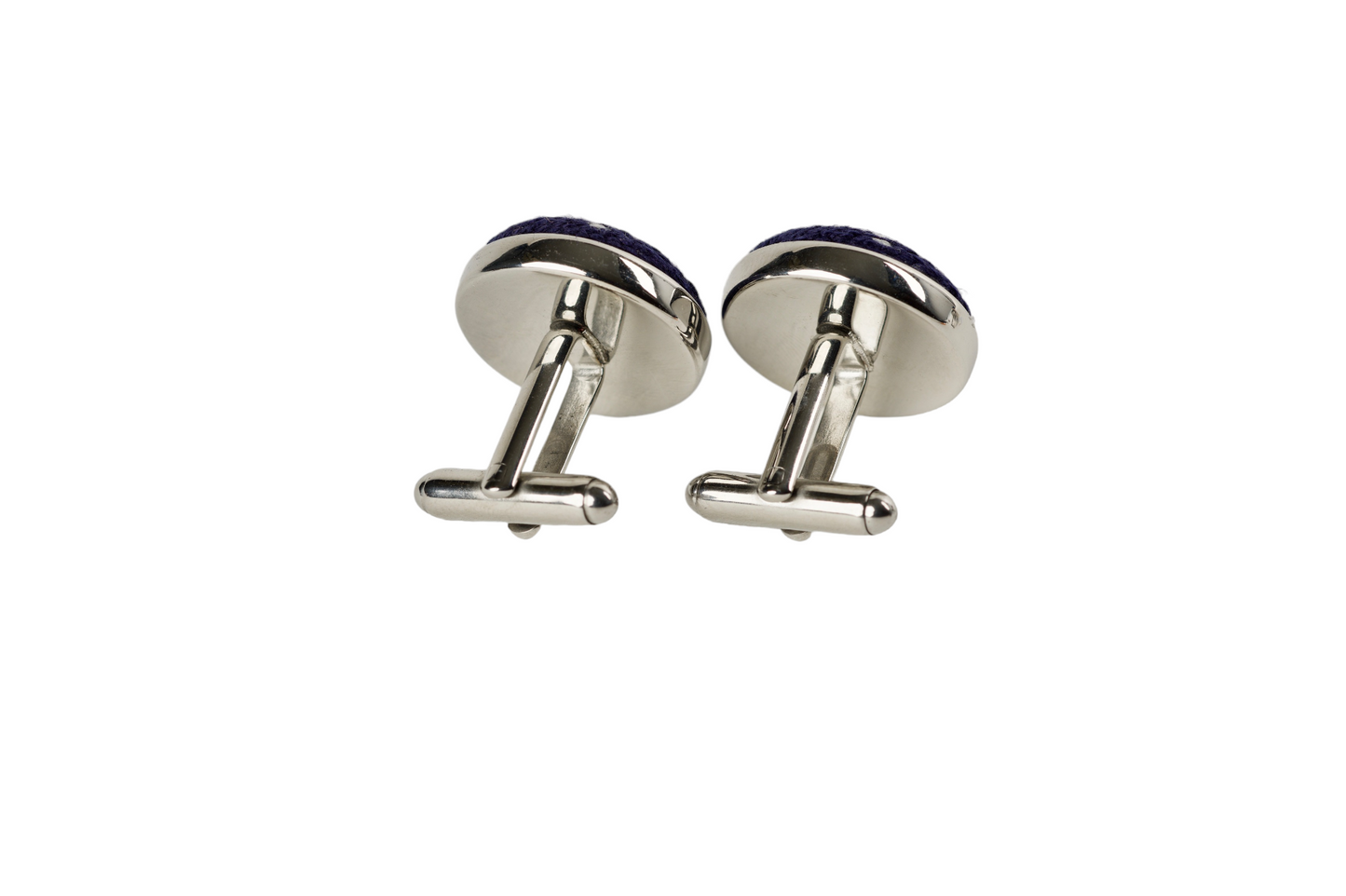 South Carolina Cufflinks - Elegant Needlepoint Design