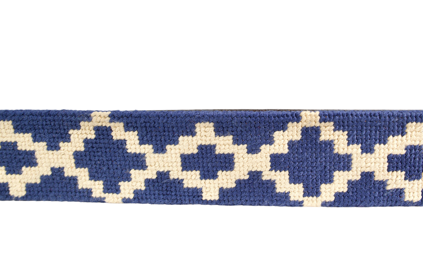 Sierra Midnight Blue Needlepoint Belt