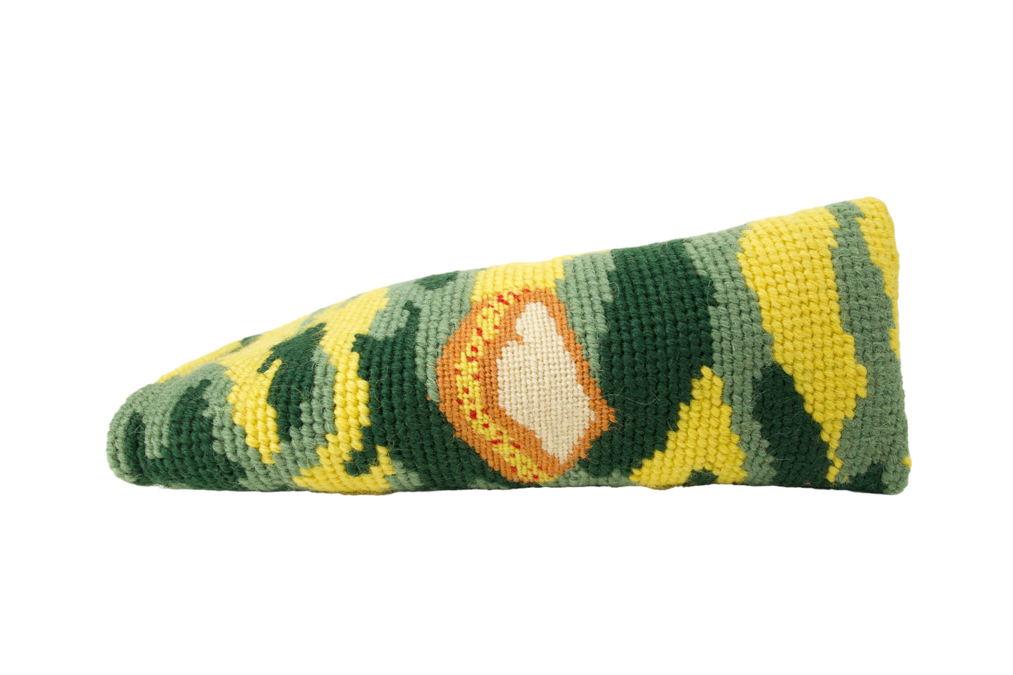 Pimento Cheese Needlepoint Blade Putter Headcover for Golf Enthusiasts