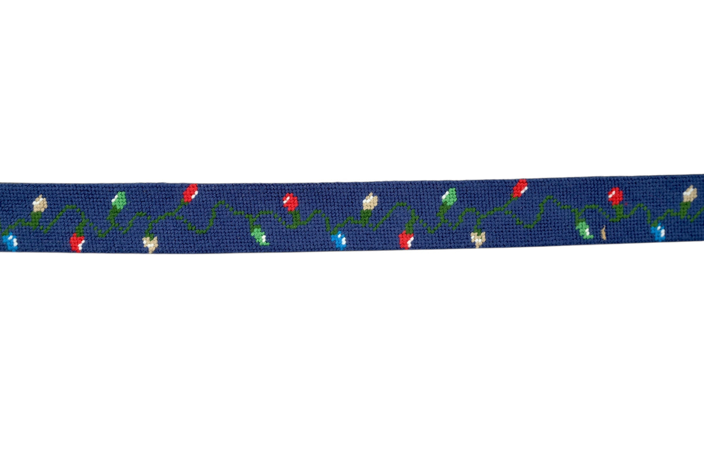 Christmas Lights Kid's Needlepoint Belt