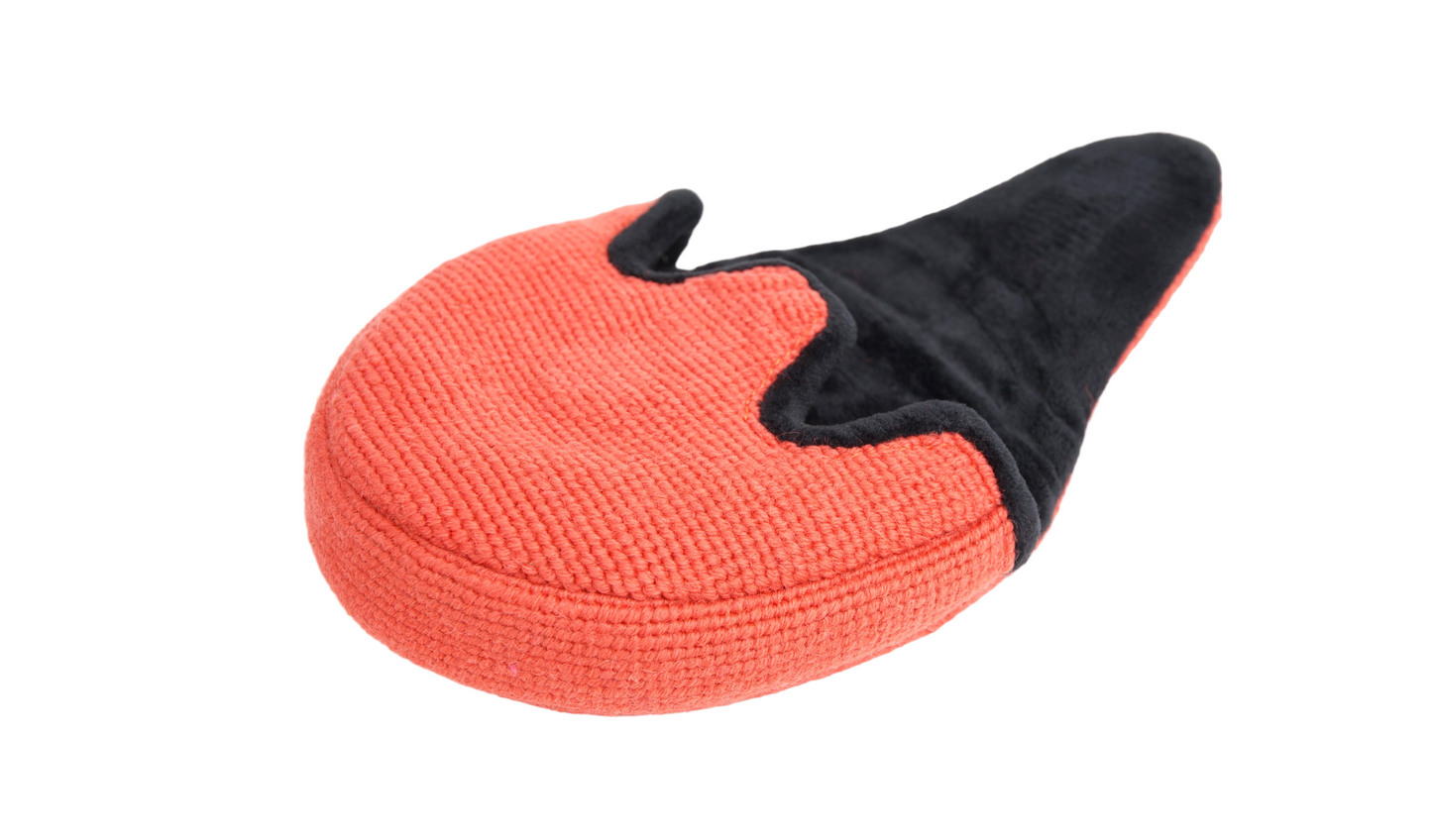 Jolly Roger Orange Needlepoint Mallet Putter Headcover