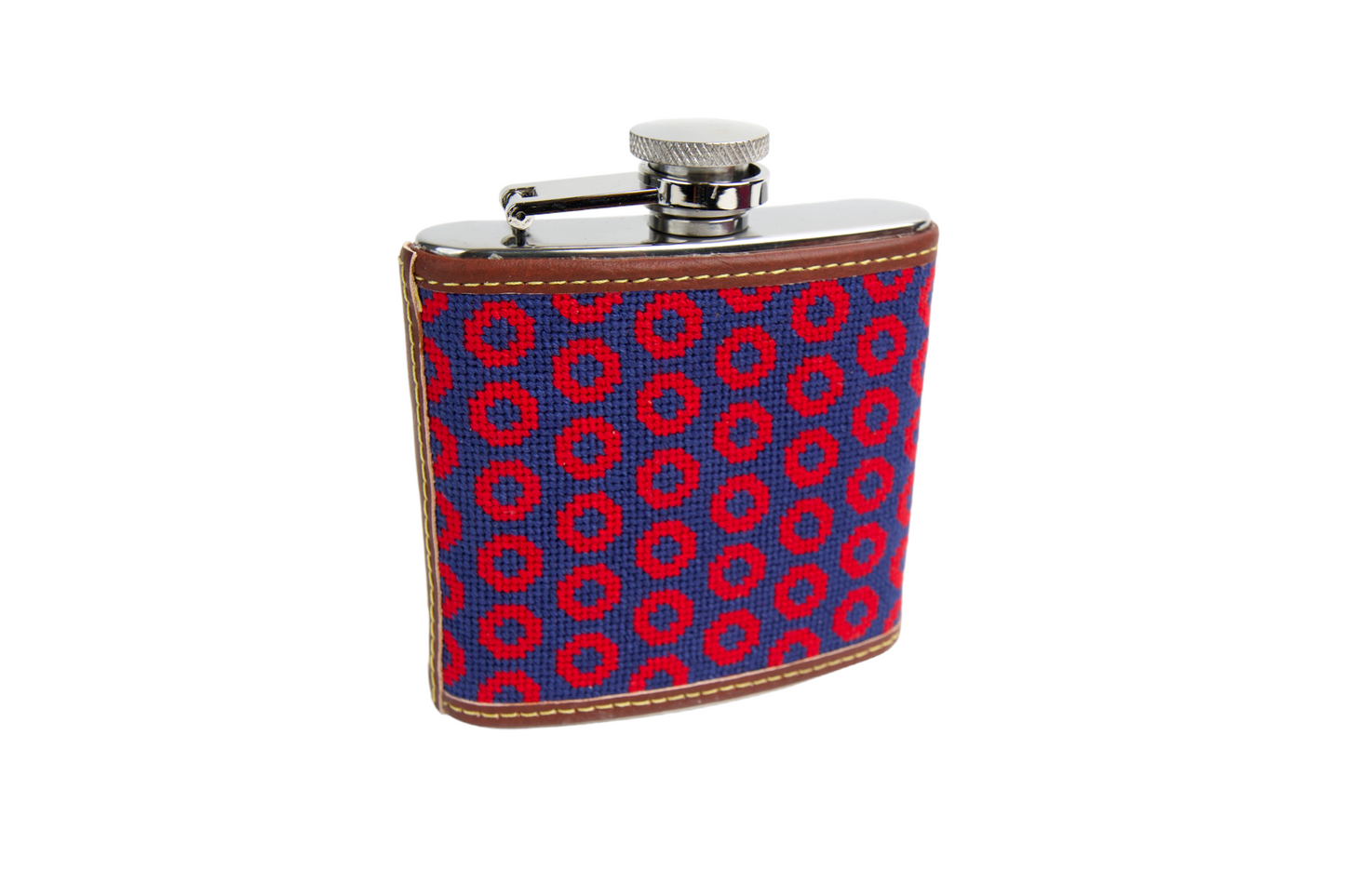 Fishman Needlepoint Flask