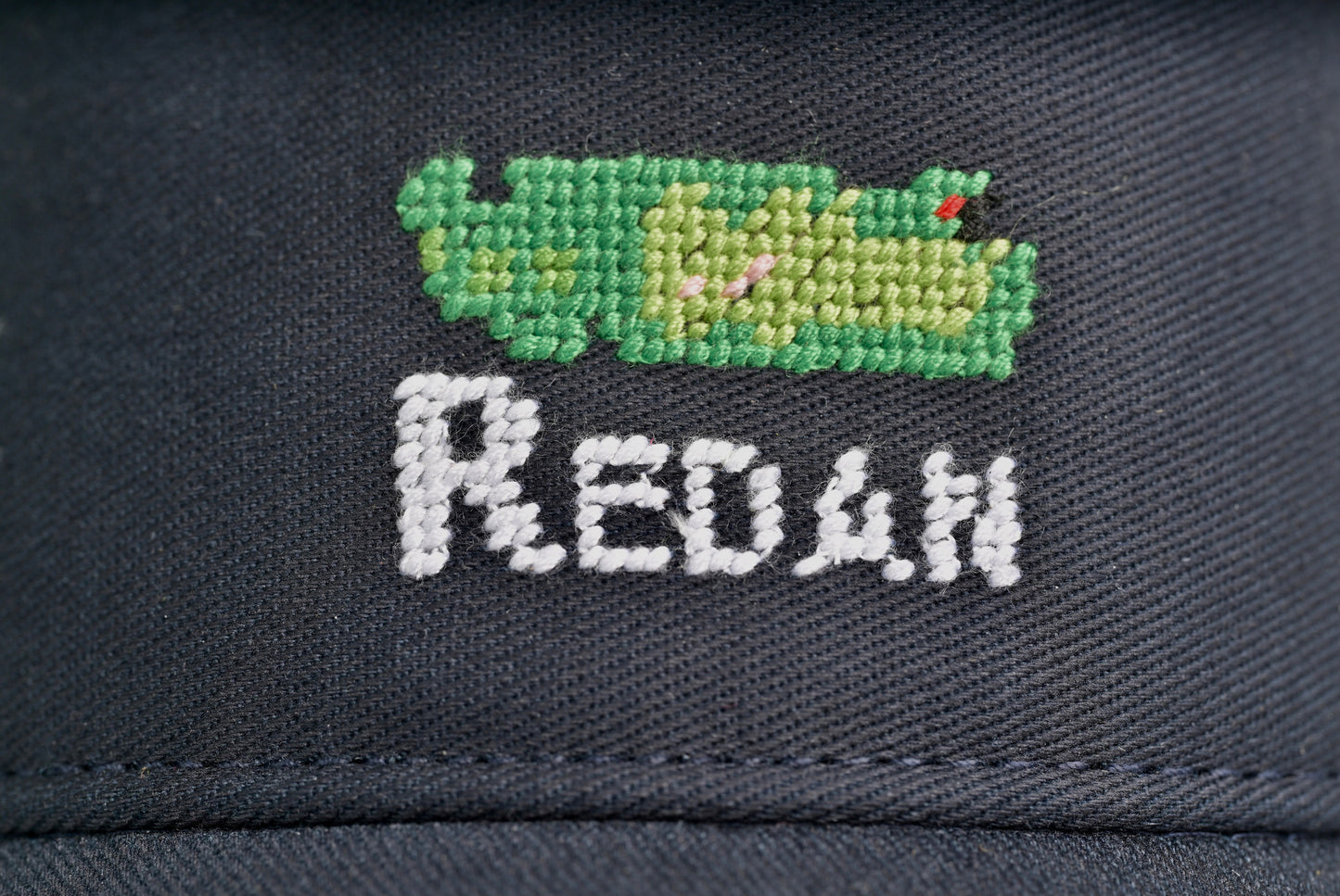 Template Hole Needlepoint Visor