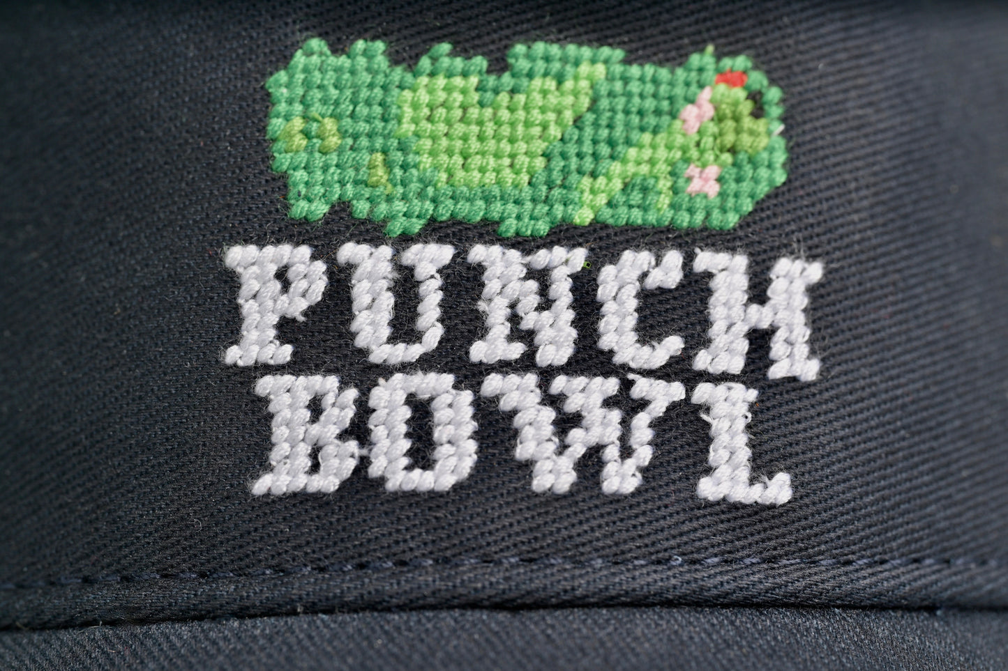 Template Hole Needlepoint Visor