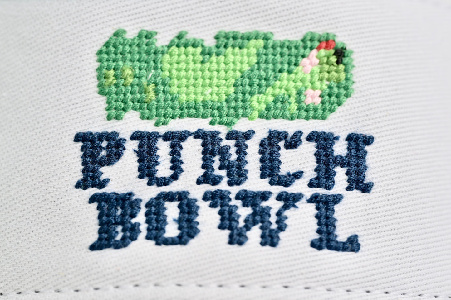 Template Hole Needlepoint Visor