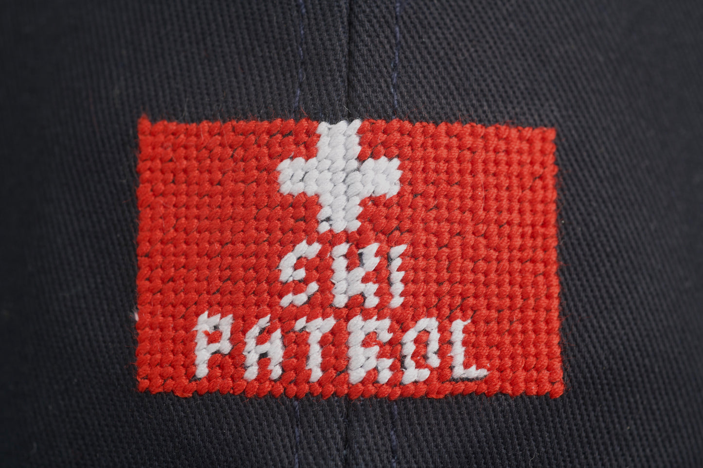 Ski Patrol Needlepoint Trucker Hat