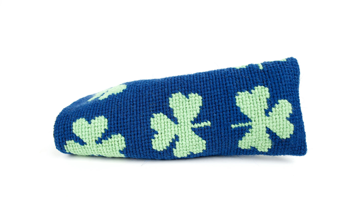 Shamrock Needlepoint Blade Putter Headcover - Stylish Protection for Your Putter