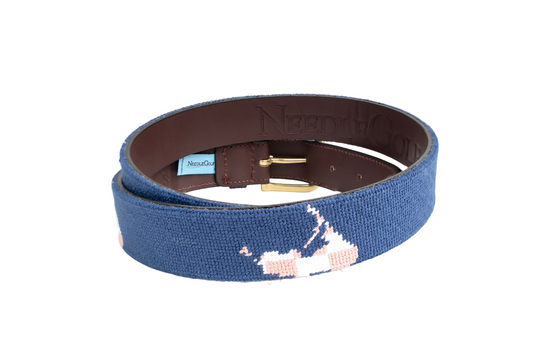 Nantucket Needlepoint Belt