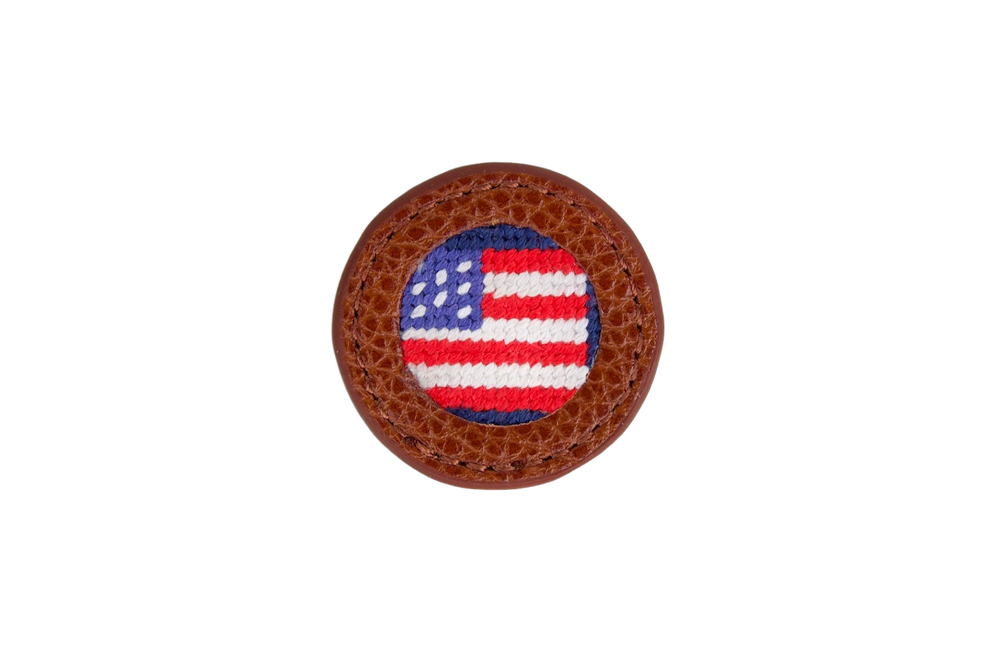 American Flag Needlepoint Ball Marker