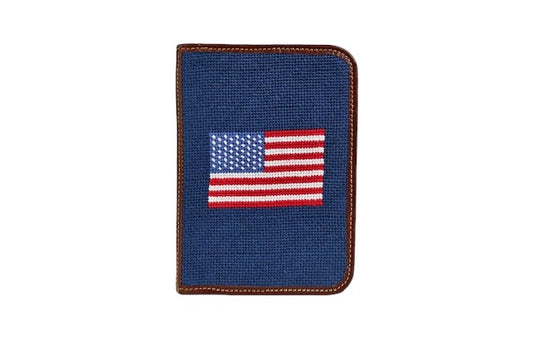 American Flag Navy Scorecard Holder