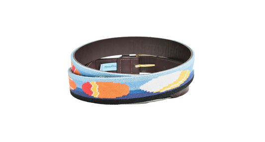 Shaka Board Needlepoint Belt