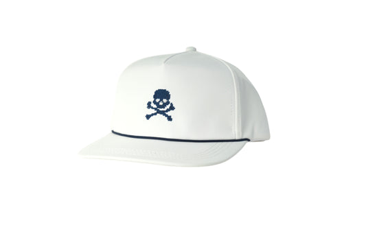 Jolly Roger Needlepoint Rope Hat