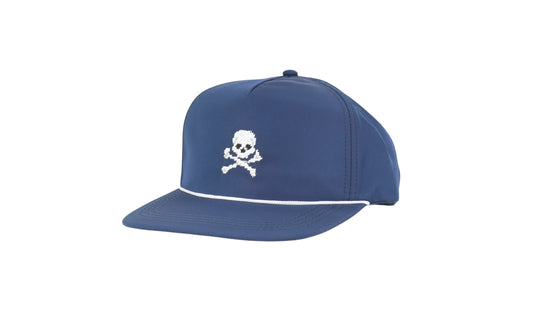 Jolly Roger Needlepoint Rope Hat