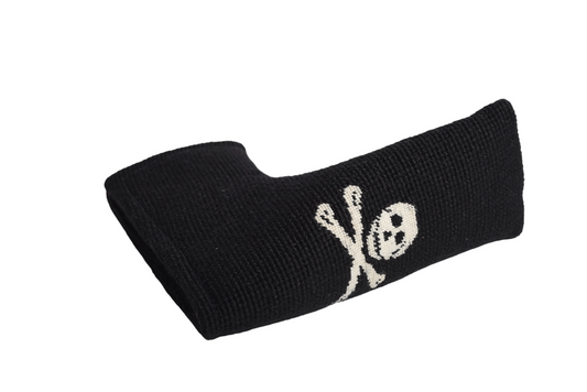 Jolly Roger Black Needlepoint Blade Putter Headcover