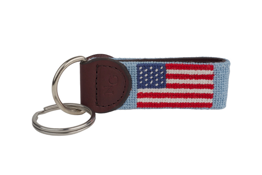 USA Light Blue Key Fob