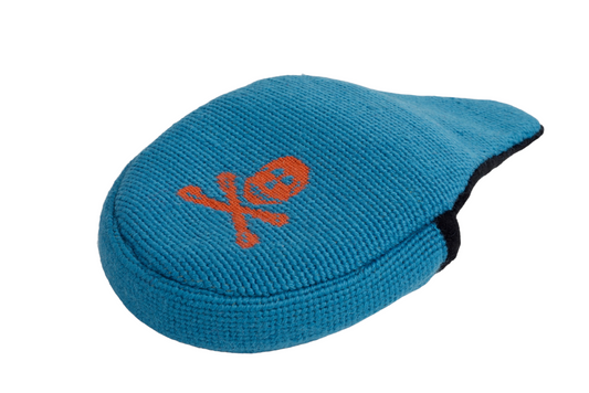 Jolly Roger Summer Blue Needlepoint Mallet Putter Headcover