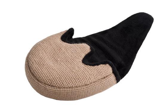 Jolly Roger Khaki Needlepoint Mallet Putter Headcover