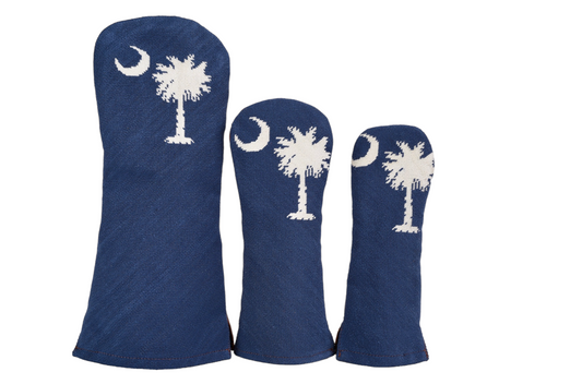 South Carolina Flag Needlepoint Wood Headcover