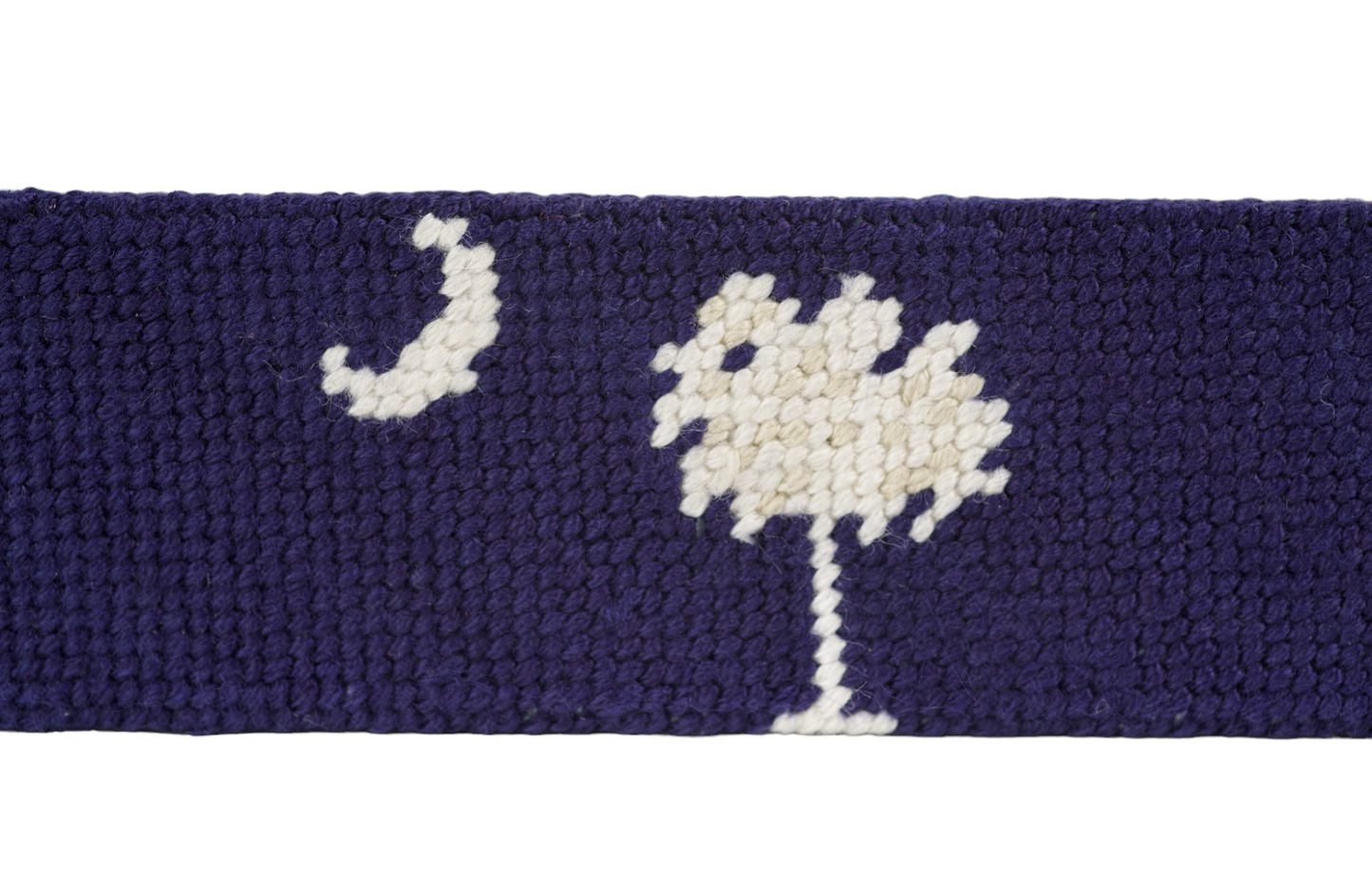 South Carolina Needlepoint Alligator Embossed Belt