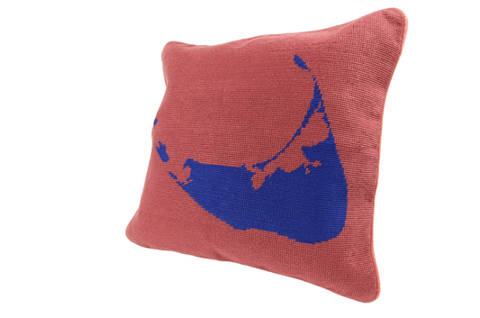 Nantucket Needlepoint Pillow