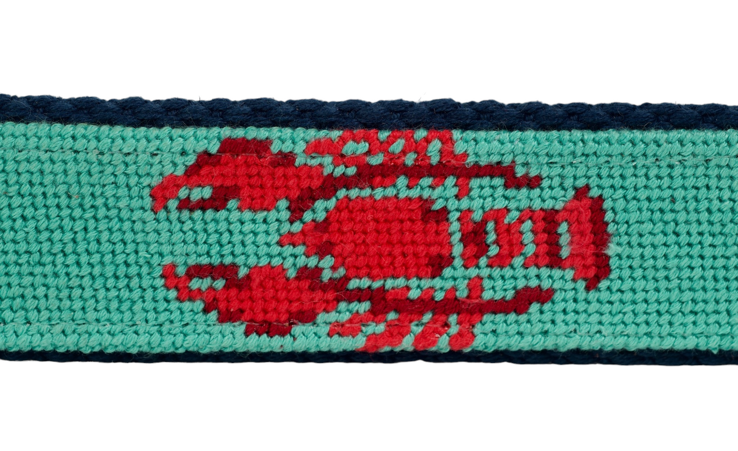 Lobster Needlepoint Canvas Belt