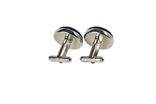 Golf Flag Cufflinks - Stylish Needlepoint Flag Design