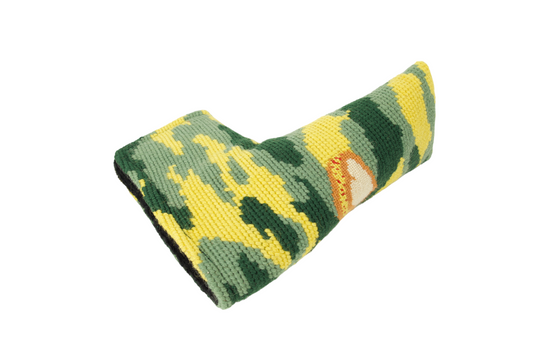 Pimento Cheese Needlepoint Blade Putter Headcover for Golf Enthusiasts