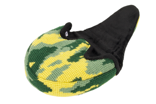 Pimento Cheese Needlepoint Mallet Putter Headcover