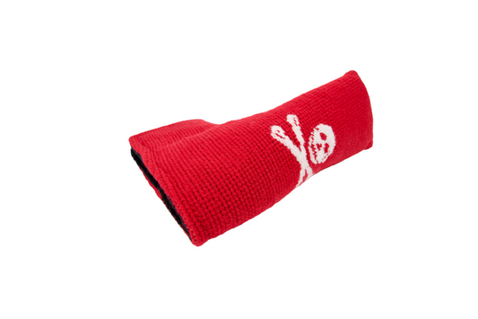 Jolly Roger Red Needlepoint Blade Putter Headcover