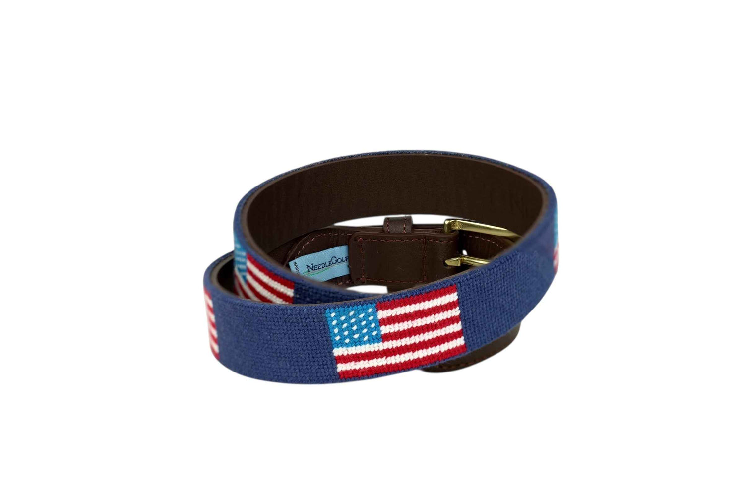 American Flag Children's Needlepoint Belt