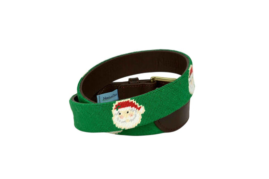 Santa Children's Needlepoint Belt