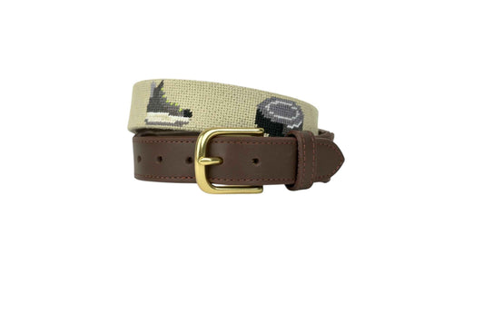 Hockey Children's Needlepoint Belt