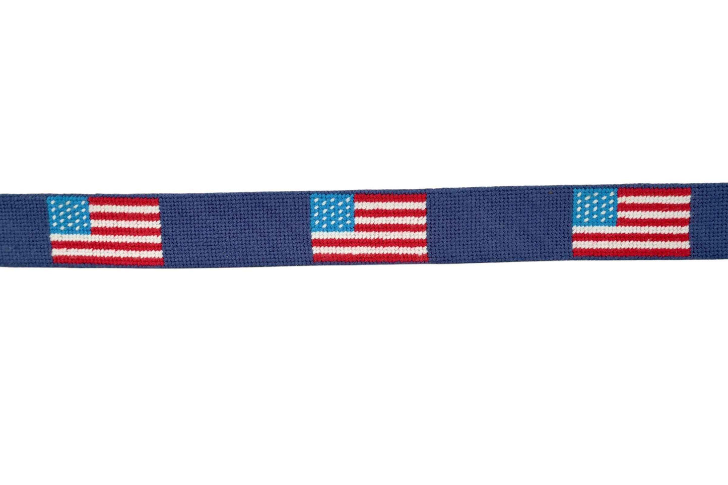 American Flag Children's Needlepoint Belt