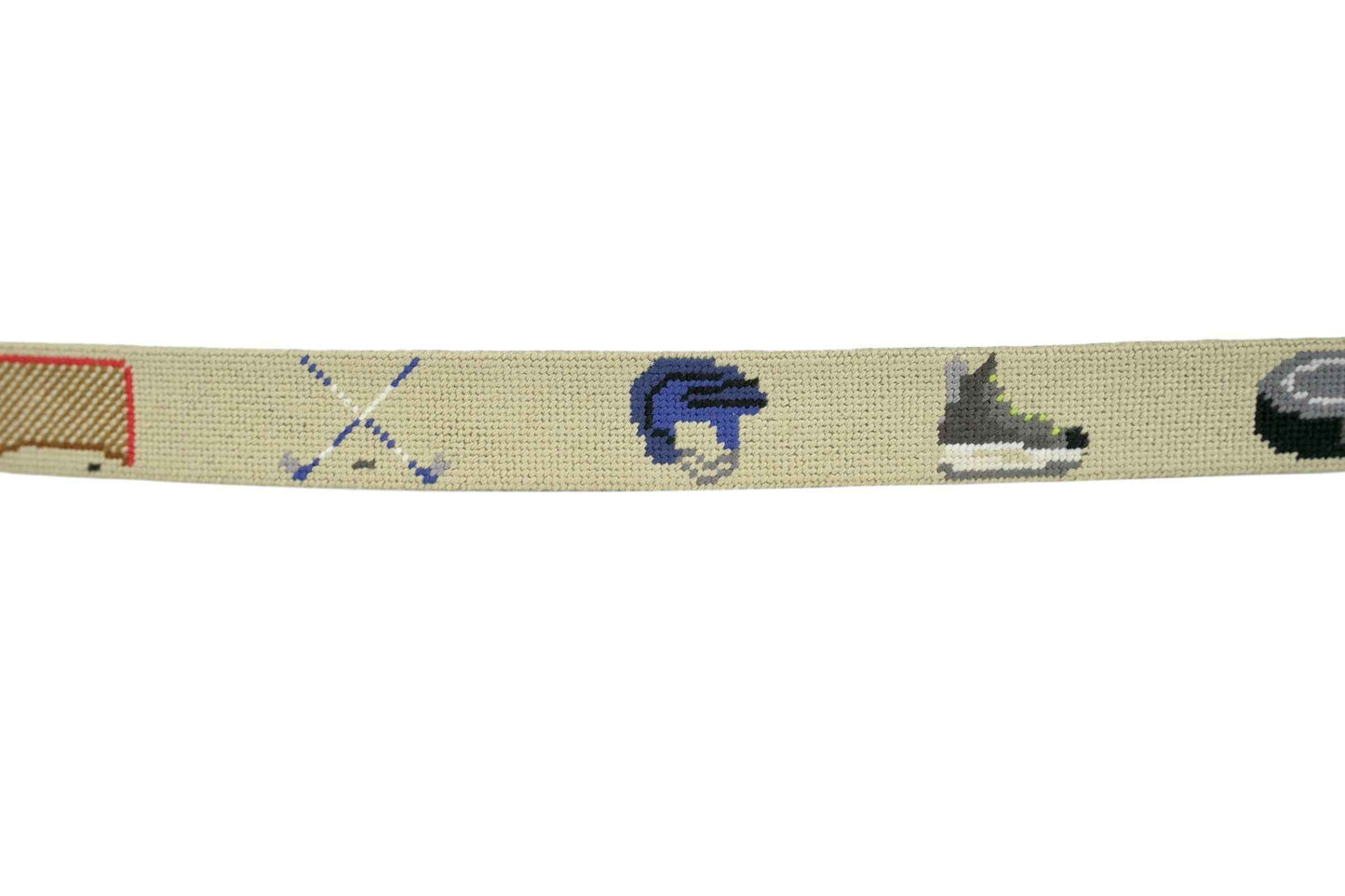 Hockey Children's Needlepoint Belt