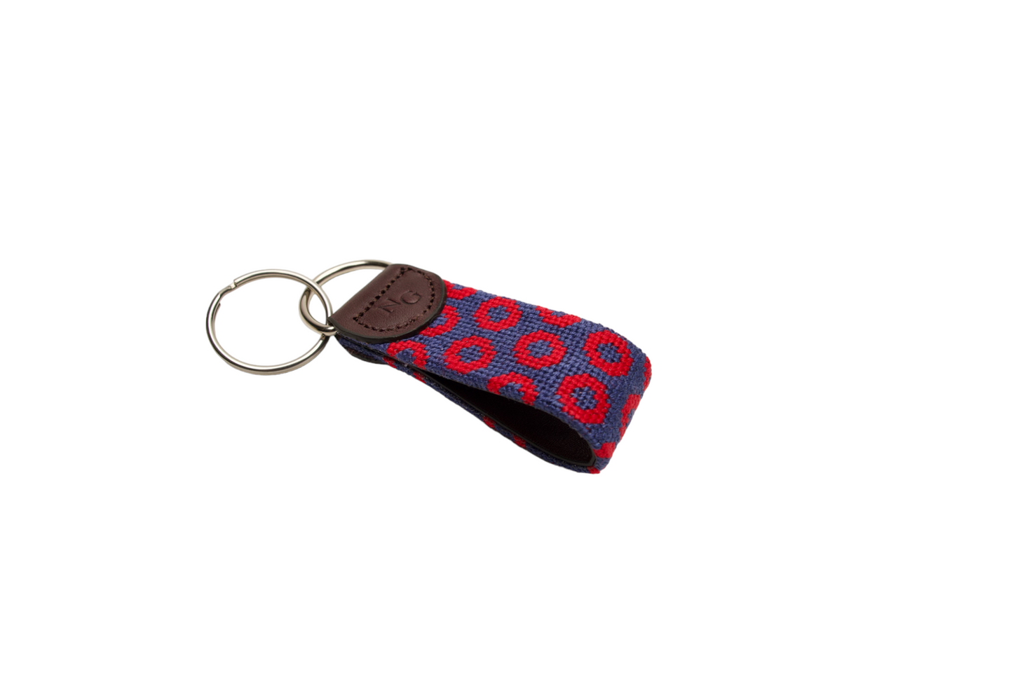 Fishman Needlepoint Key Fob