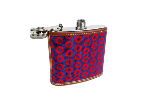 Fishman Needlepoint Flask