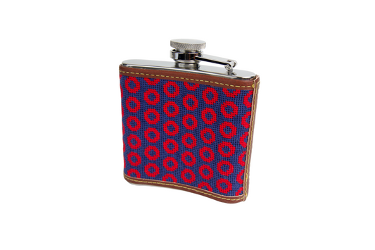 Fishman Needlepoint Flask