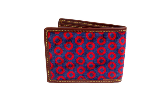 Fishman Needlepoint Wallet