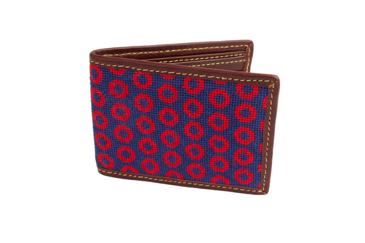Fishman Needlepoint Wallet