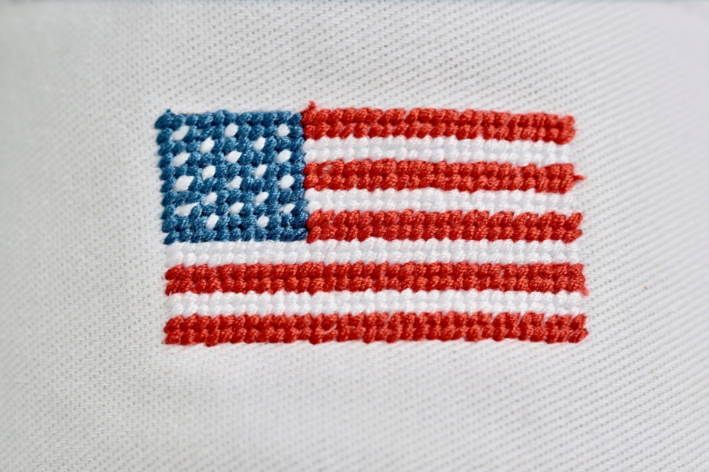 USA Needlepoint Visor
