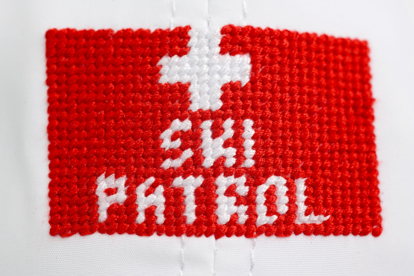 Ski Patrol Needlepoint Performance Hat